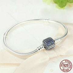 Blue Snake Clasp Bracelet