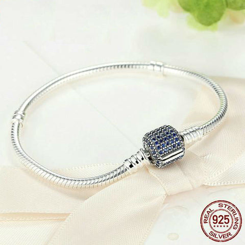 Blue Snake Clasp Bracelet