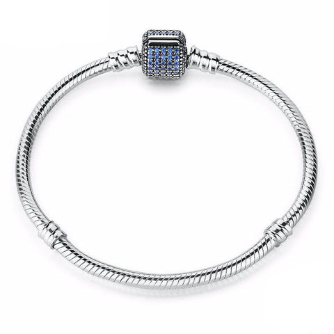Blue Snake Clasp Bracelet