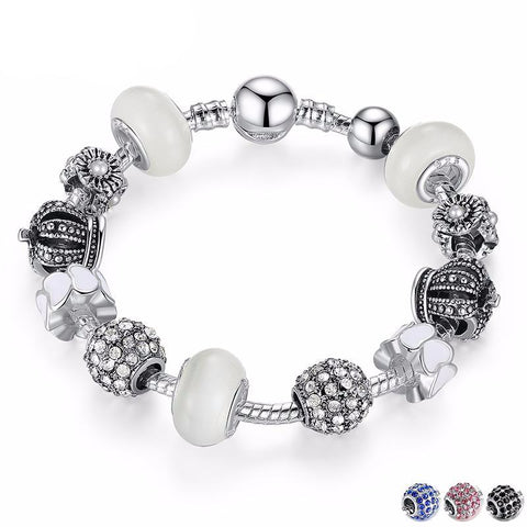 Royal Crown Charm Bacelet