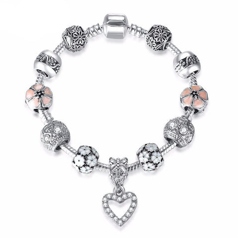 Silver Charms Bracelet