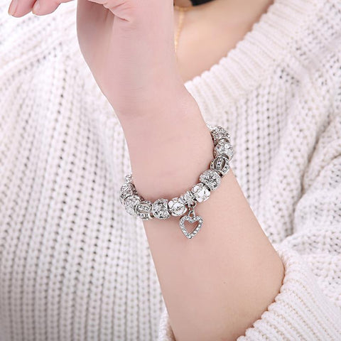 Silver Charms Bracelet