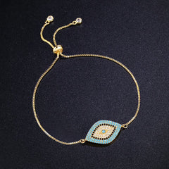 Gold Evil Eye Bracelet