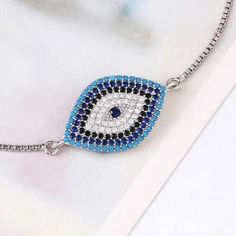 Gold Evil Eye Bracelet