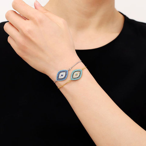 Gold Evil Eye Bracelet
