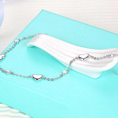 Silver Heart Bracelets