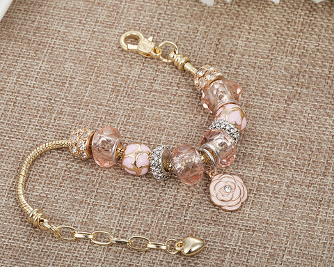 Flower Charm Bracelet
