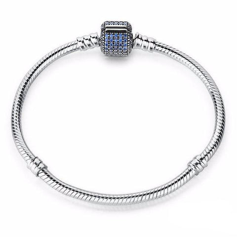 Blue Snake Clasp Bracelet