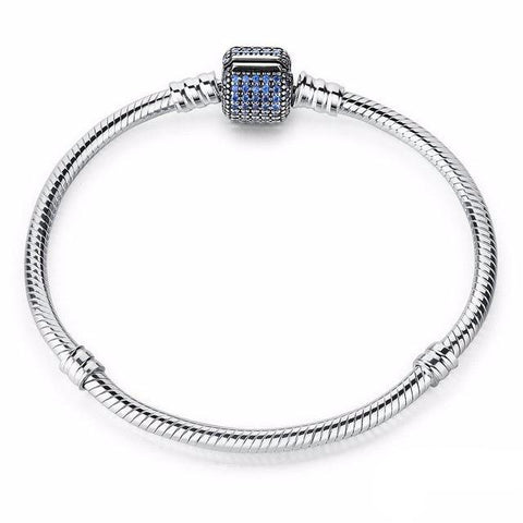 Blue Snake Clasp Bracelet