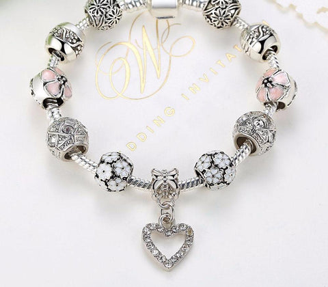 Silver Charms Bracelet