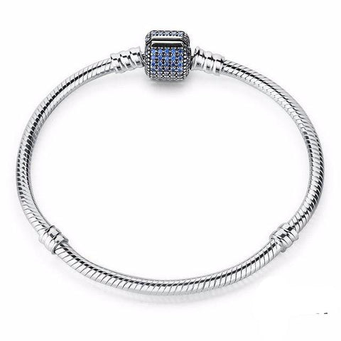 Blue Snake Clasp Bracelet