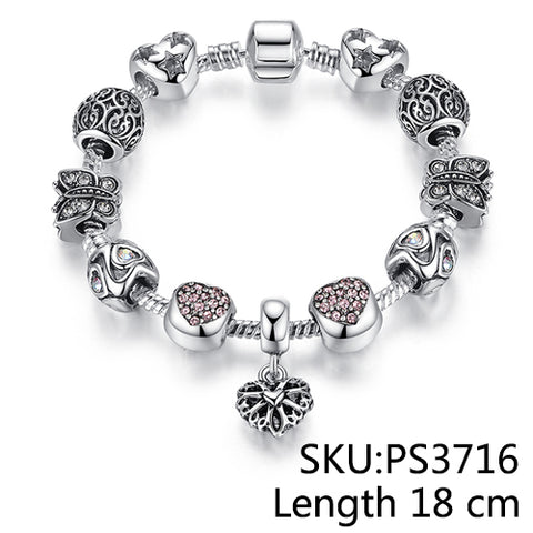 Silver Charms Bracelet