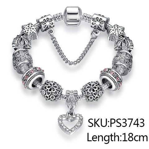 Silver Charms Bracelet